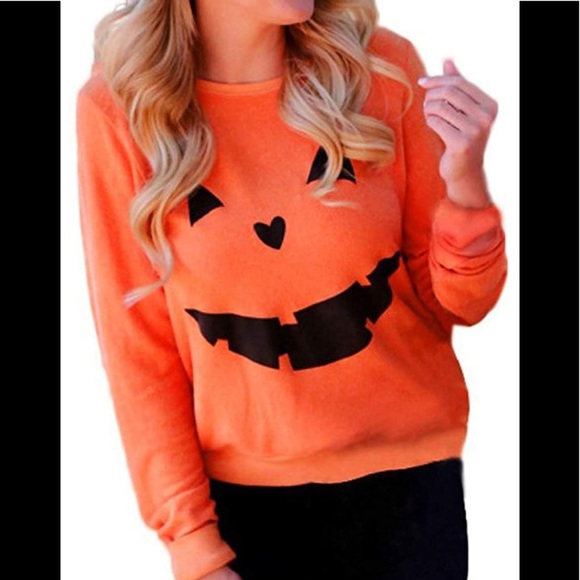 Adult Pumpkin Sweatshirt - Picture 1 of 3